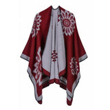 New Winter Scarves Women's Cashmere Feel Ponchos - Powwow Store