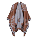 New Winter Scarves Women's Cashmere Feel Ponchos - Powwow Store