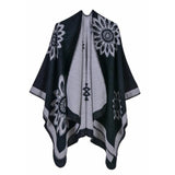 New Winter Scarves Women's Cashmere Feel Ponchos - Powwow Store