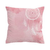 Watercolor Dream Catcher Pillow Case Pink and Blue Pillow Covers