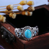 Vintage Cocktail Party Ring Luxury Feather Band