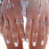 Rings Set Beach Jewelry Finger Native American Ring New