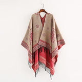 Ethnic Winter Native American Shawl - Powwow Store